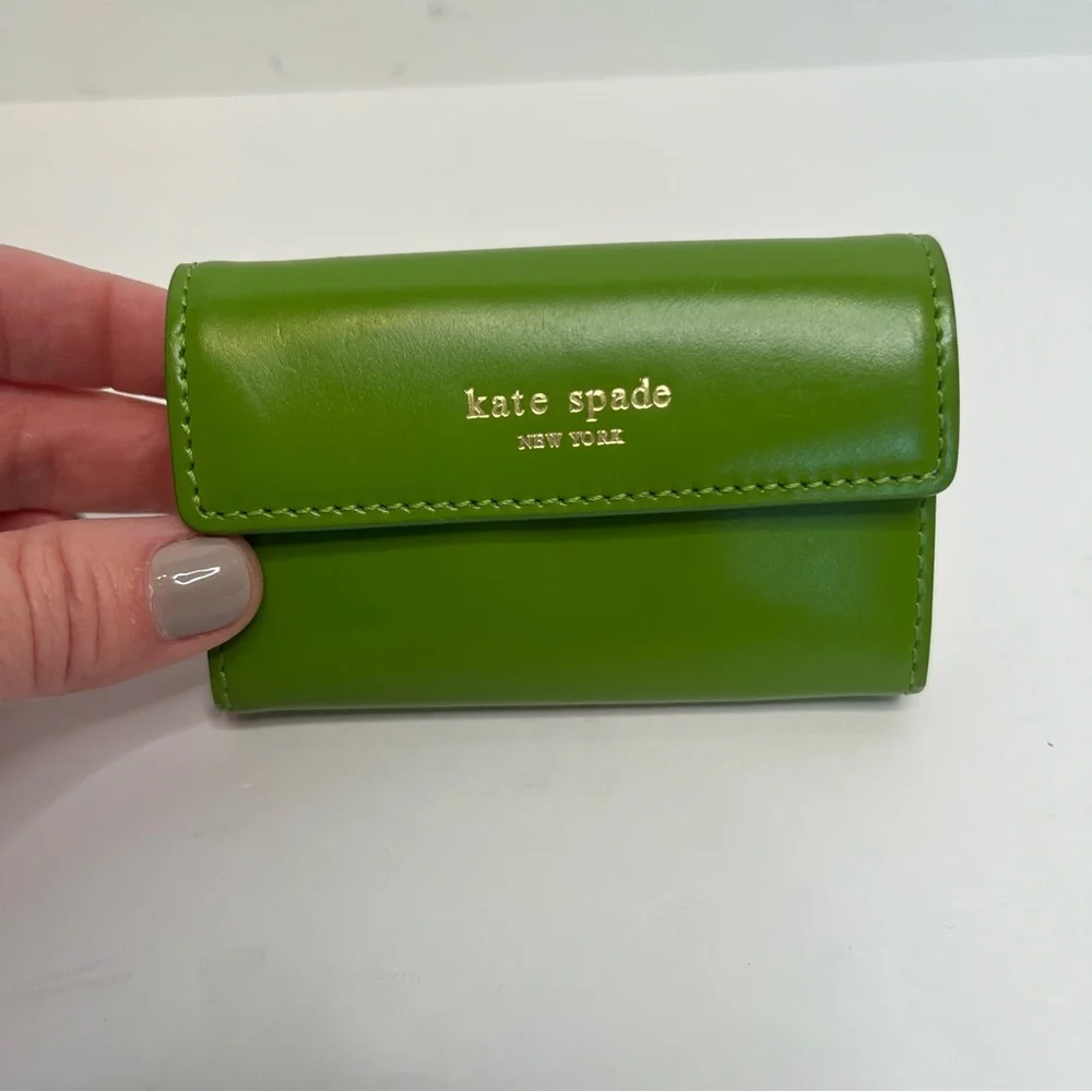 Kate Spade Green Business Card Holder